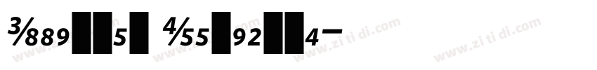 Whitney Semibold字体转换